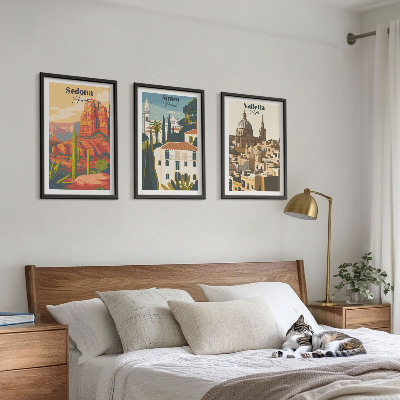 Zidna galerija Pogledi Sedona Sintra Valletta retro