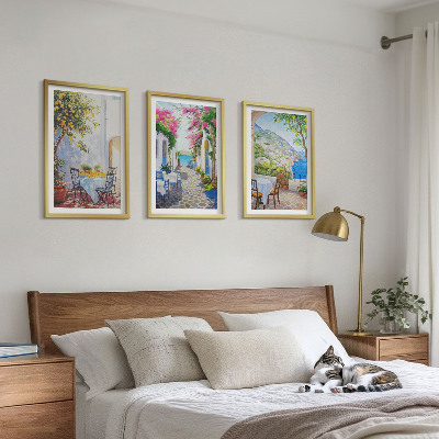 Zidna galerija Šarmantne ulice, biljke, more