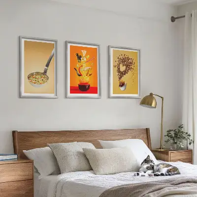 Zidna galerija tematski motivi hrane za kuhinju