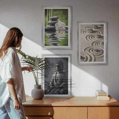 Zidna galerija Opuštajući pogled na Zen Budu