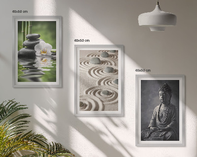 Zidna galerija Opuštajući pogled na Zen Budu