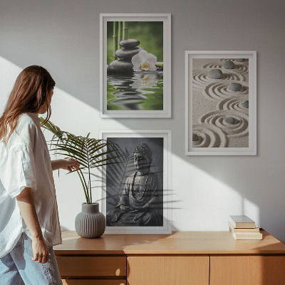 Zidna galerija Opuštajući pogled na Zen Budu