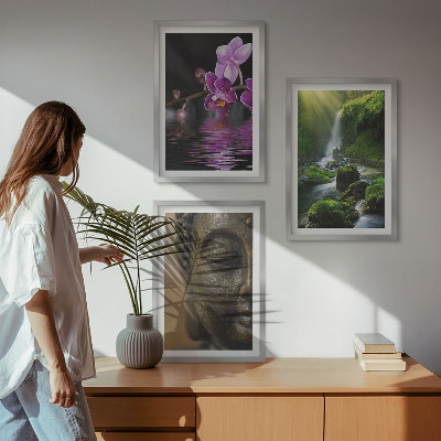 Zidna galerija Cvjetni vodopad Budina stijena Zen