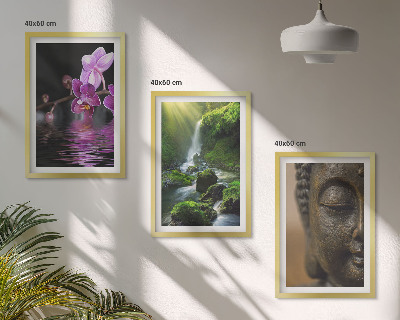 Zidna galerija Cvjetni vodopad Budina stijena Zen