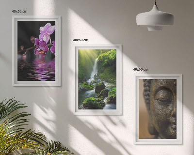 Zidna galerija Cvjetni vodopad Budina stijena Zen