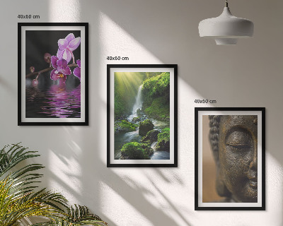 Zidna galerija Cvjetni vodopad Budina stijena Zen