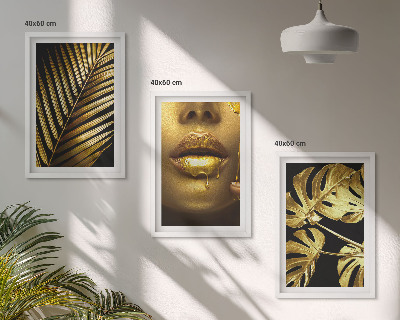 Zidna galerija Ženska usta monstera palme