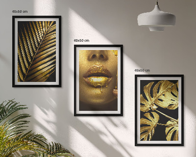 Zidna galerija Ženska usta monstera palme
