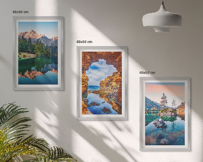 Zidna galerija Odrazi stijena u planinskim jezerima