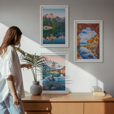 Zidna galerija Odrazi stijena u planinskim jezerima