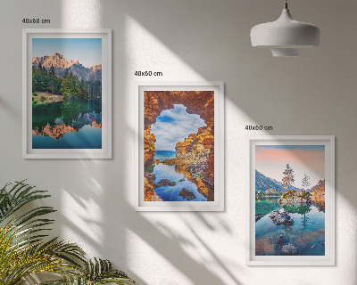 Zidna galerija Odrazi stijena u planinskim jezerima