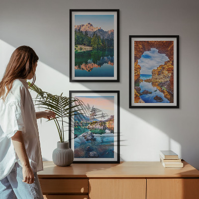 Zidna galerija Odrazi stijena u planinskim jezerima