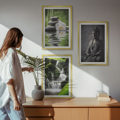 Zidna galerija Opuštajuće ZEN slike na vodi