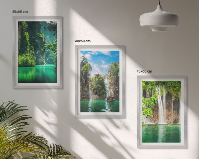 Zidna galerija Zeleni krajolici slapova