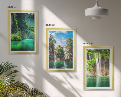 Zidna galerija Zeleni krajolici slapova