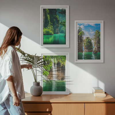 Zidna galerija Zeleni krajolici slapova