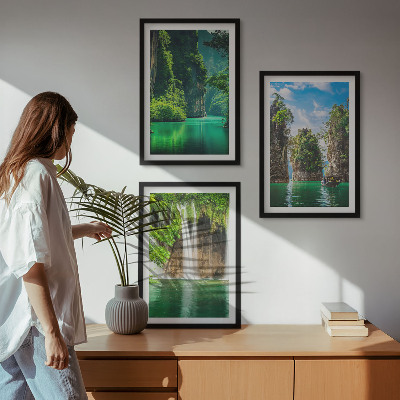 Zidna galerija Zeleni krajolici slapova