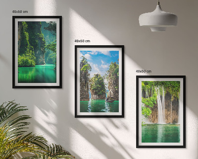 Zidna galerija Zeleni krajolici slapova
