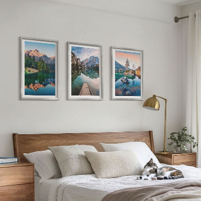 Zidna galerija Odraz u šumi planinskih jezera
