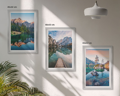 Zidna galerija Odraz u šumi planinskih jezera