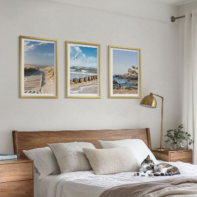 Zidna galerija Drvena staza na plaži, litice