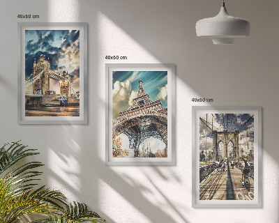 Zidna galerija Mostovi, tornjevi, europski gradovi