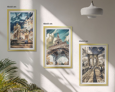 Zidna galerija Mostovi, tornjevi, europski gradovi