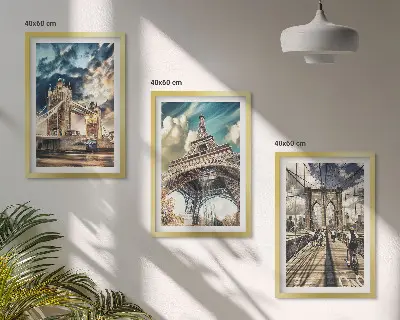 Zidna galerija mostovi, tornjevi i europski gradovi