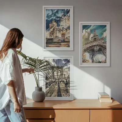 Zidna galerija mostovi, tornjevi i europski gradovi