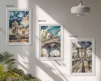 Zidna galerija Mostovi, tornjevi, europski gradovi