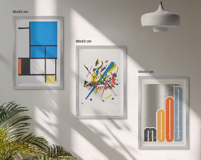 Set 3 slike u okviru Apstraktni moderni geometrijski elementi