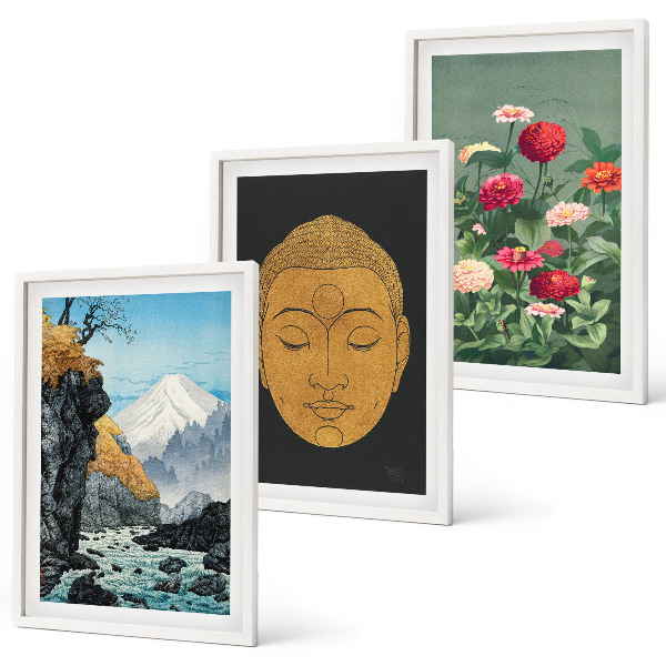 Set 3 slike u okviru Japanska priroda Japanska kultura