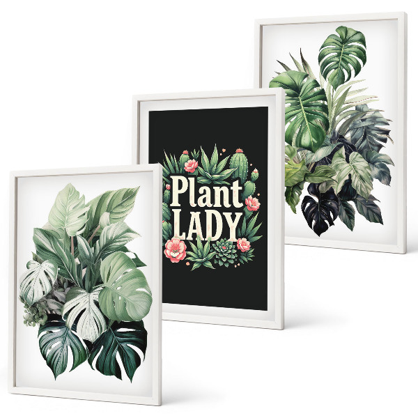 Zidna galerija Tropske biljke Plant Lady