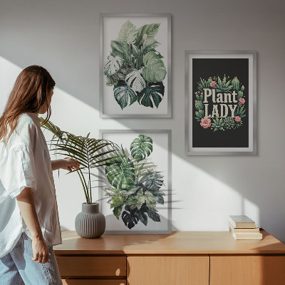 Zidna galerija Tropske biljke Plant Lady