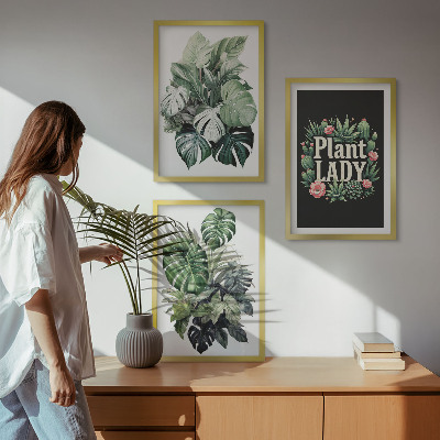 Zidna galerija Tropske biljke Plant Lady