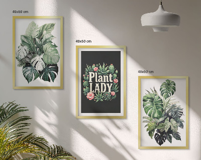 Zidna galerija Tropske biljke Plant Lady
