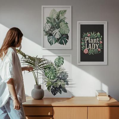 Zidna galerija Tropske biljke Plant Lady