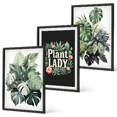 Zidna galerija Tropske biljke Plant Lady