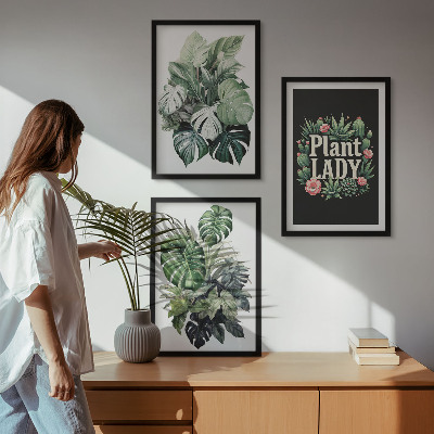 Zidna galerija Tropske biljke Plant Lady