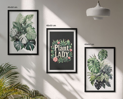 Zidna galerija Tropske biljke Plant Lady