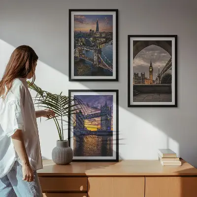 Zidna galerija gradski mostovi i satni tornjevi