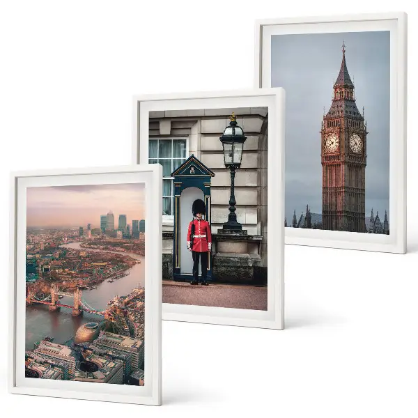 Slika Londonski most i Big Ben triptih u okviru