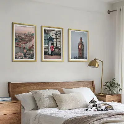 Slika Londonski most i Big Ben triptih u okviru