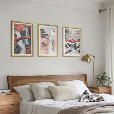 Slapovi godišnjih doba zidna galerija
