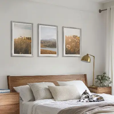 Zidna galerija krajolici s motivima livade, planina i jezera