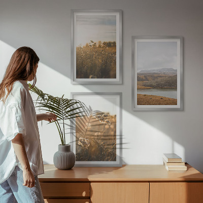Zidna galerija Krajolici livade planine jezero