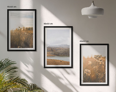 Zidna galerija Krajolici livade planine jezero