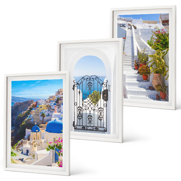 Triptih u okviru Arhitektura Santorinija u Oiji