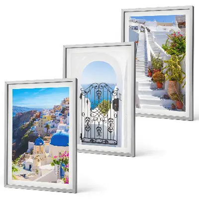 Arhitektura Santorinija u Oiji triptih u okviru
