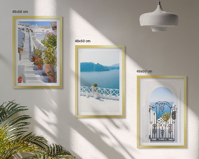 Zidna galerija Bijele stepenice biljke morska vrata